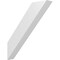 Ekena Millwork 5 1/2-in. W x 30-in. D x 34-in. H Traditional Architectural Grade PVC Knee Brace BRCP055X30X34TRA - alternate 1